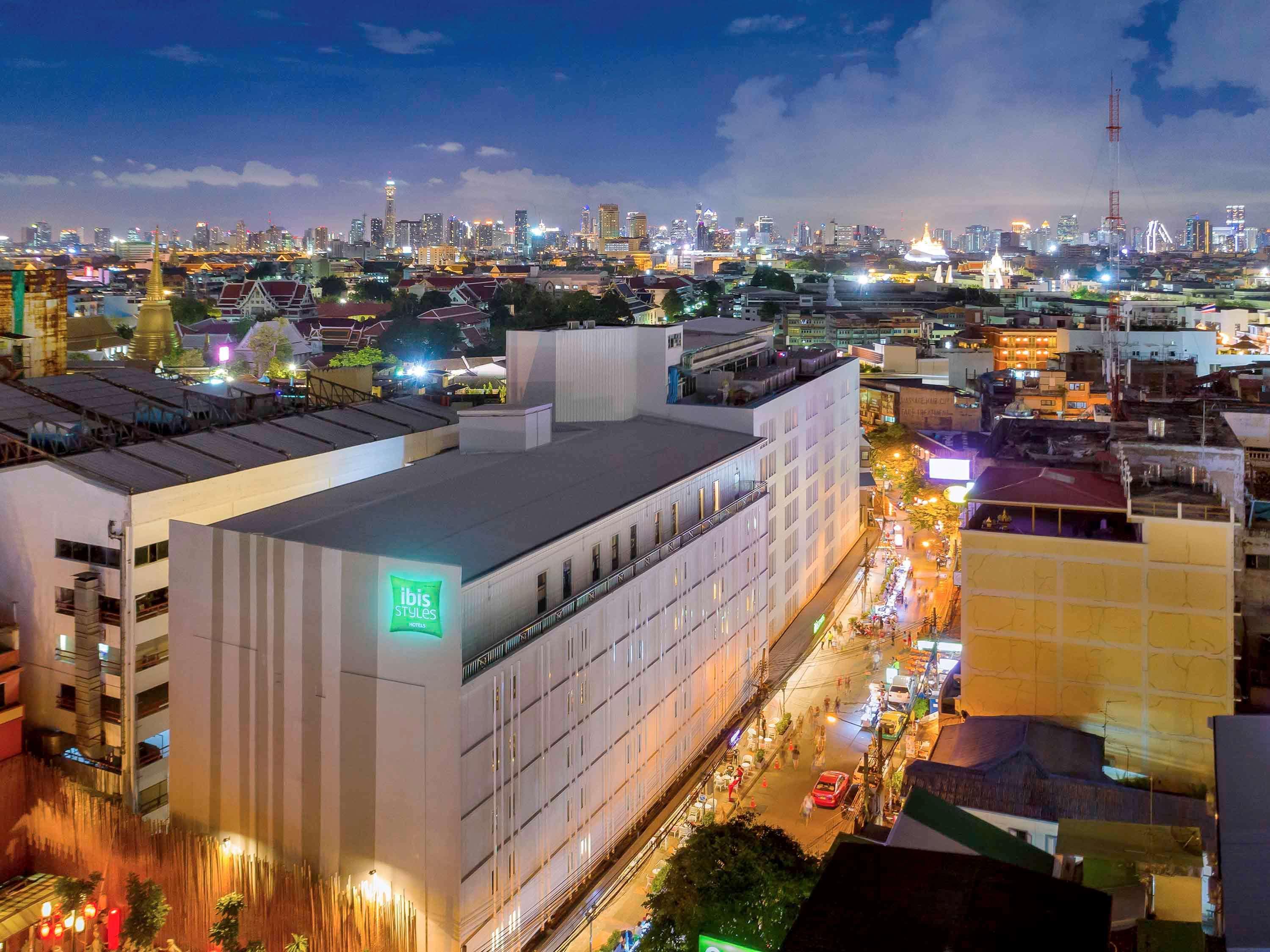 Hotel Ibis Styles Bangkok Khaosan Viengtai Exteriér fotografie